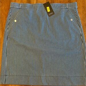 NWT🌟Jones New York Navy and White Striped Skirt